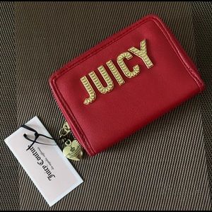 JUICY COUTURE Blank Check Wallet •Cherry • NWT.